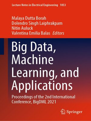 cover image of Big Data, Machine Learning, and Applications